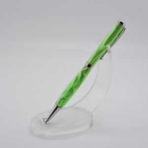 Stylo en acrylique vert veiné – Image 3