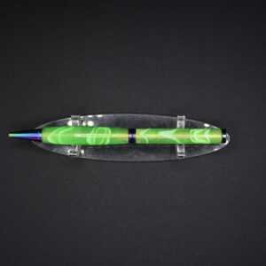stylo Acrylique verte veinée – Image 2