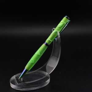 stylo Acrylique verte veinée – Image 3