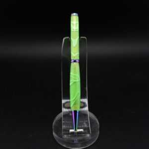 stylo Acrylique verte veinée – Image 4