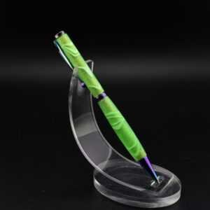 stylo Acrylique verte veinée