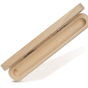 Écrin en hêtre pour stylo – Gravure offerte