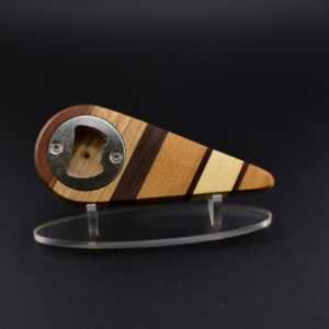 Décapsuleur aimanté bois exotique – Chêne, Garapa, Padouk