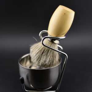 Blaireau de rasage en buis – manche artisanal