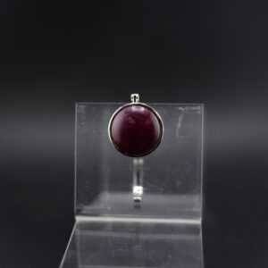 Porte-sac table bois d’amarante et résine époxy