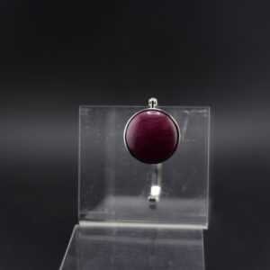 Porte-sac table bois d’amarante et résine époxy