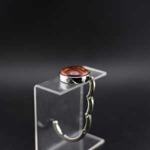 Porte‑sac table bois pernambouc & résine époxy