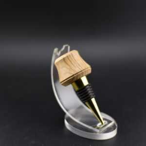 Bouchon bouteille vin en chêne vert artisanal