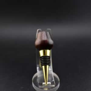 Bouchon bouteille vin palissandre de Rio & ébène